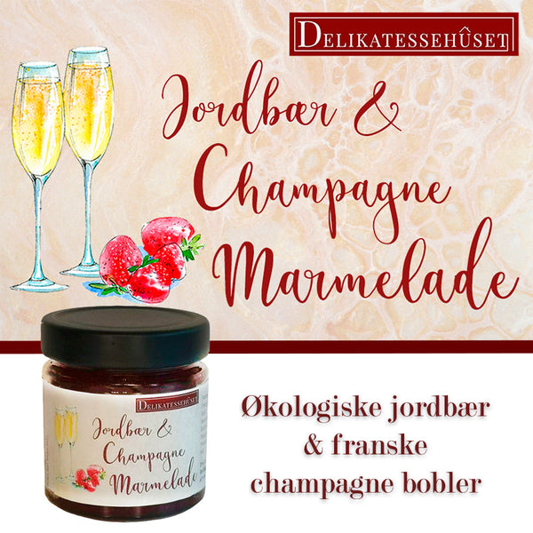 Jordbær marmelade med champagne