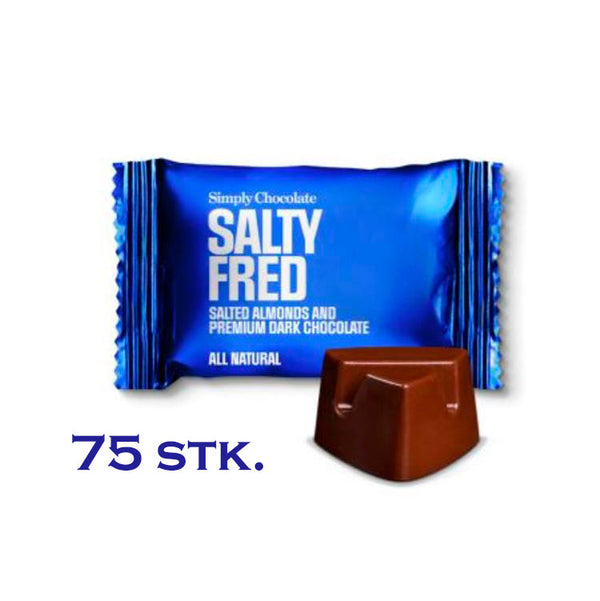 sIMPLY CHOCOLATE salty fred small one flowpack storkøb