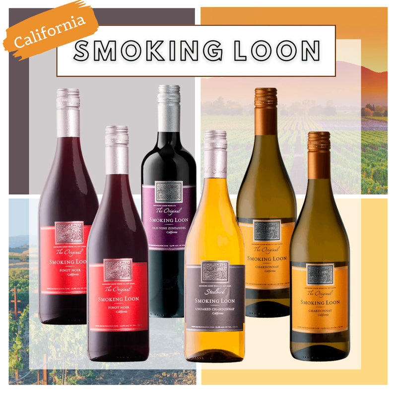 Vin smagekasse - Californiske vine fra Smoking Loon