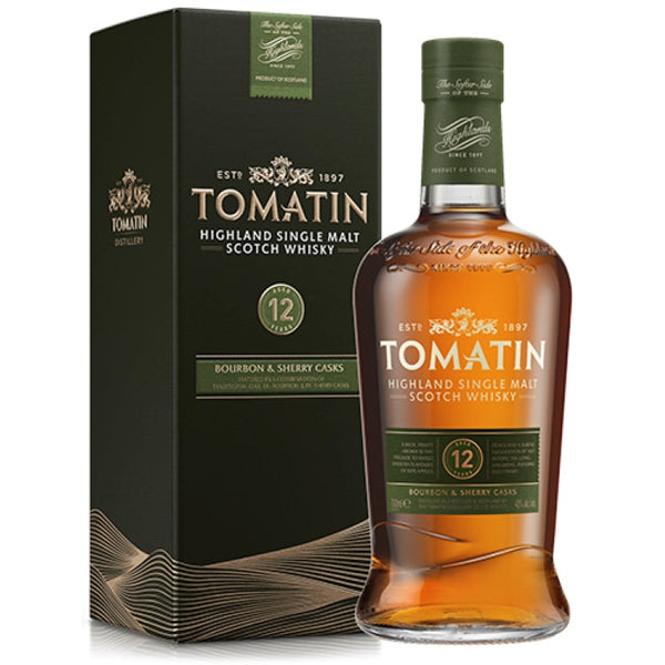 Tomatin 12års Highland Single Malt Whisky | Køb online hos Delikatessehuset