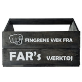 Gave til Fars Dag - Værktøjskasse med Ron Esclavo rom og chokolade