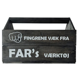Gave til Fars Dag - Værktøjskasse med fire specialøl & lækkert