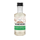 Warner's Elderflower Gin 5 cl. Hyldeblomst gin. Miniature gin