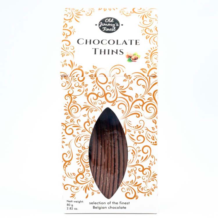Flotte chokoladeblade lavet af en skøn belgisk mælkechokolade. Udover mælkechokoladen indeholder de også en dejlig smag af hasselnød.