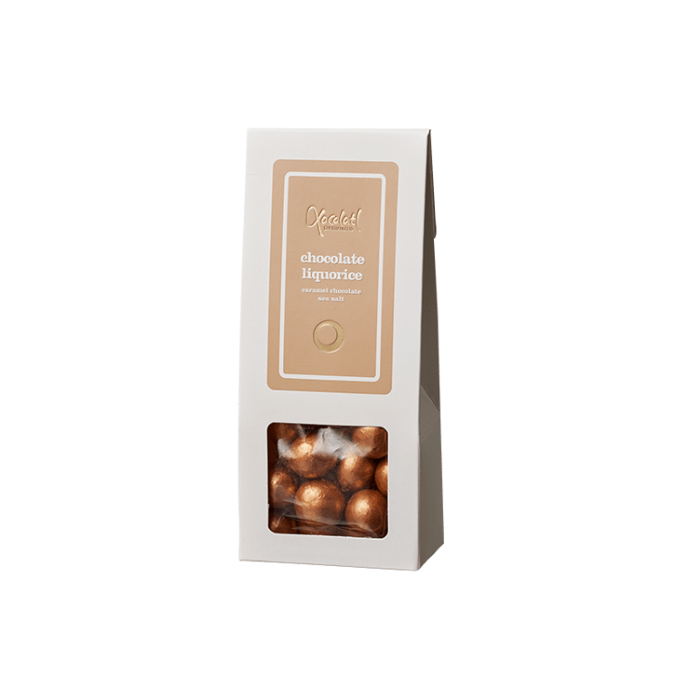 Lakridskugler med karamelchokolade - Xocolatl | Online hos Delikatessehuset