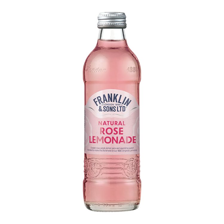 Franklin & Sons Natural Rose Lemonade, 20cl. Køb online hos Delikatessehuset
