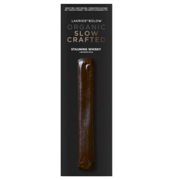 En stang Lakrids by Bülow Slow Crafted Stauning Whisky Liquorice